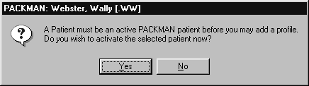 Inactive Patient