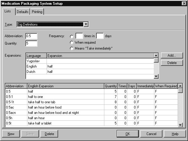 Packaging System Setup